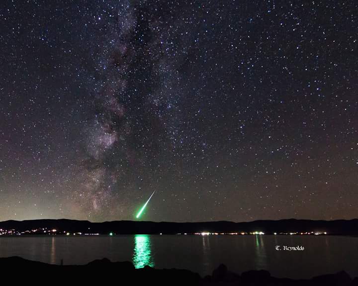 Giacobinid Fireball Over Bear Lake, Idaho